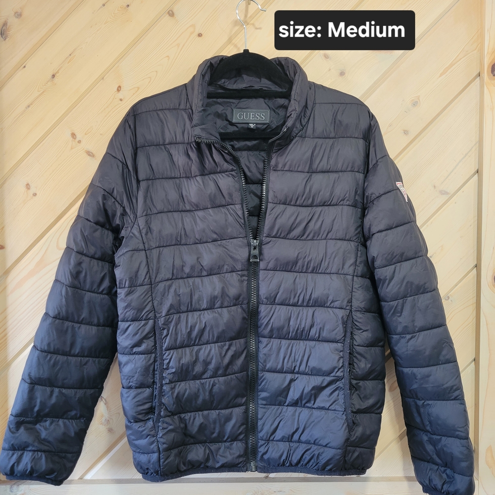 GUESS Quilted Black Jacket